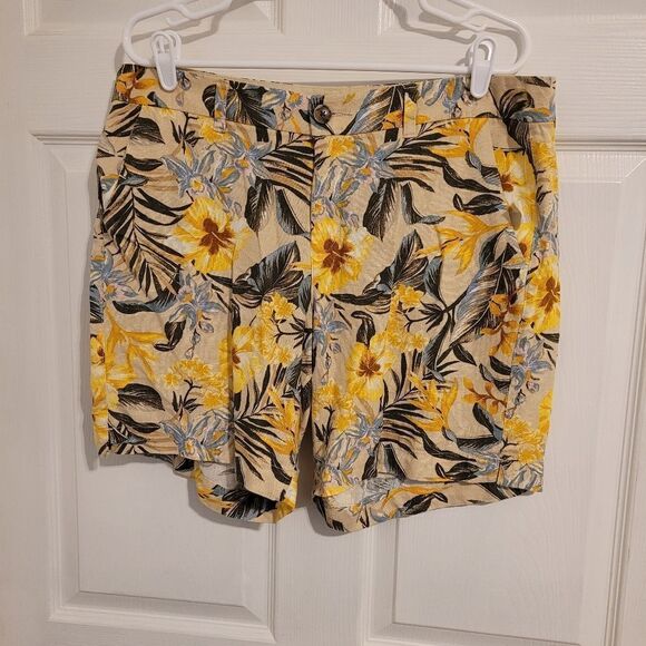 NWT Old Navy woman's Linen blend shorts - Picture 2 of 7